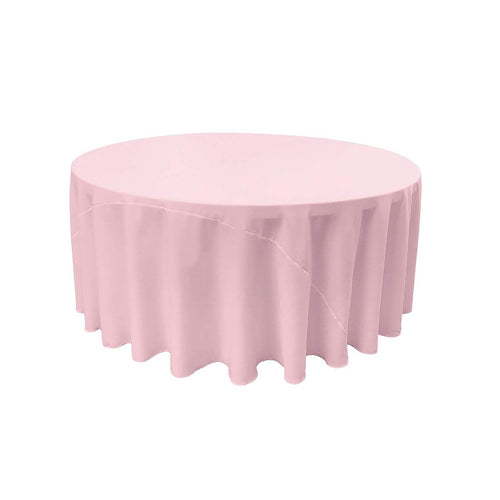 90" Round Polyester Poplin Washable Tablecloth, Stain and Wrinkle Resistant Table Cover, Fabric Table Cloth for Dinning, Kitchen, Party