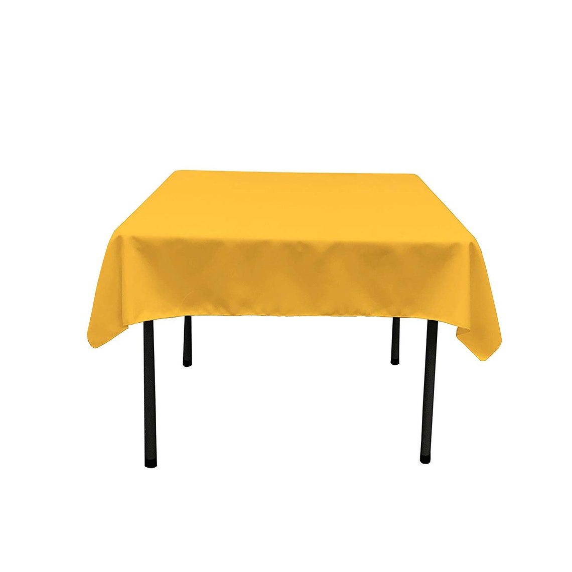 58" x 58" - Square Polyester Poplin Washable Tablecloth, Stain and Wrinkle Resistant Table Cover Fabric Table Cloth for Dinning, Kitchen, Party, Holiday