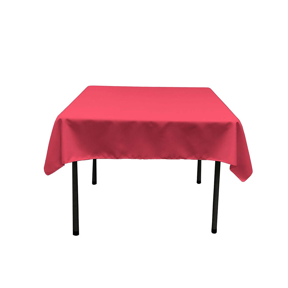 36" x 36" - Square Polyester Poplin Washable Tablecloth, Stain and Wrinkle Resistant Table Cover Fabric Table Cloth for Dinning, Kitchen, Party, Holiday