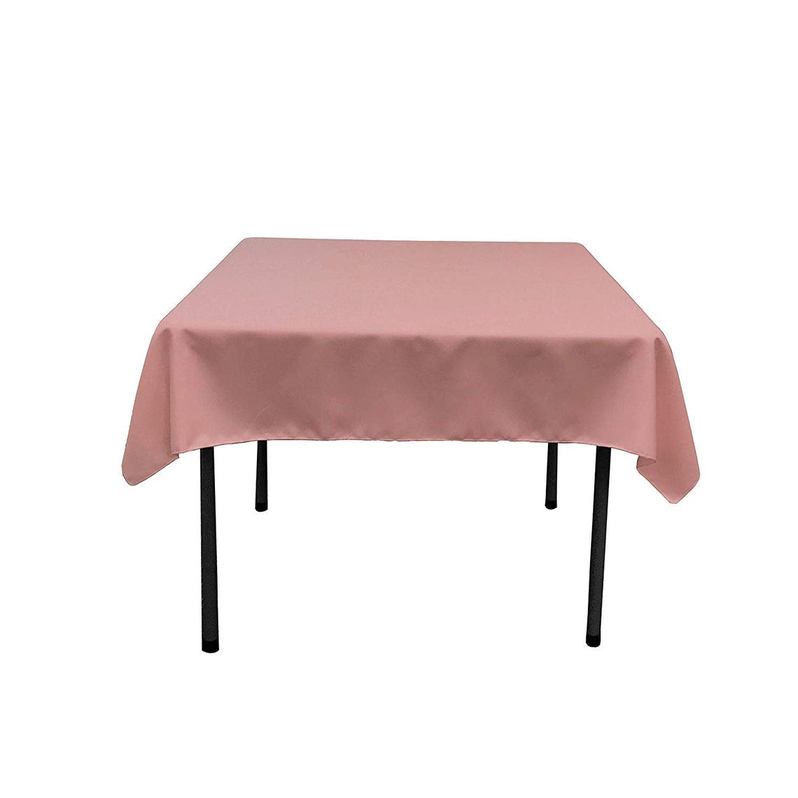 42" x 42" - Square Polyester Poplin Washable Tablecloth, Stain and Wrinkle Resistant Table Cover Fabric Table Cloth for Dinning, Kitchen, Party, Holiday