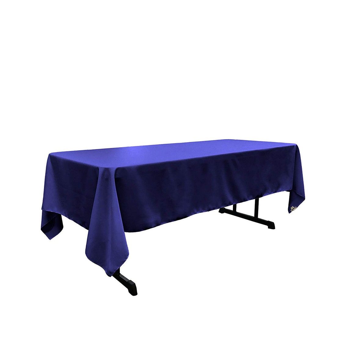 60" x 144" - Rectangular Polyester Poplin Washable Tablecloth, Stain and Wrinkle Resistant Table Cover Fabric Table Cloth for Dinning, Kitchen, Party,