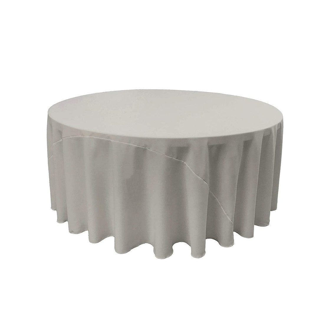 90" Round Polyester Poplin Washable Tablecloth, Stain and Wrinkle Resistant Table Cover, Fabric Table Cloth for Dinning, Kitchen, Party