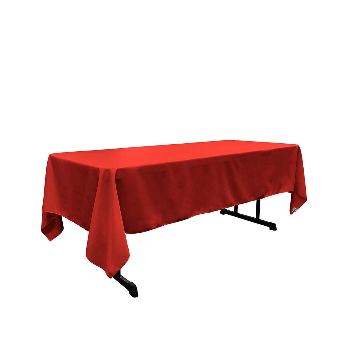 60" x 120" - Rectangular Polyester Poplin Washable Tablecloth, Stain and Wrinkle Resistant Table Cover Fabric Table Cloth for Dinning, Kitchen, Party,