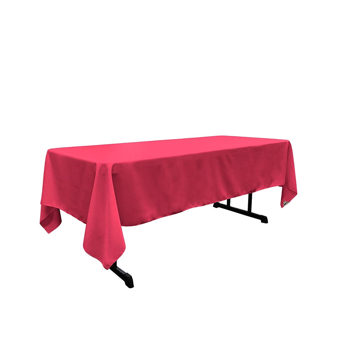 60" x 144" - Rectangular Polyester Poplin Washable Tablecloth, Stain and Wrinkle Resistant Table Cover Fabric Table Cloth for Dinning, Kitchen, Party,
