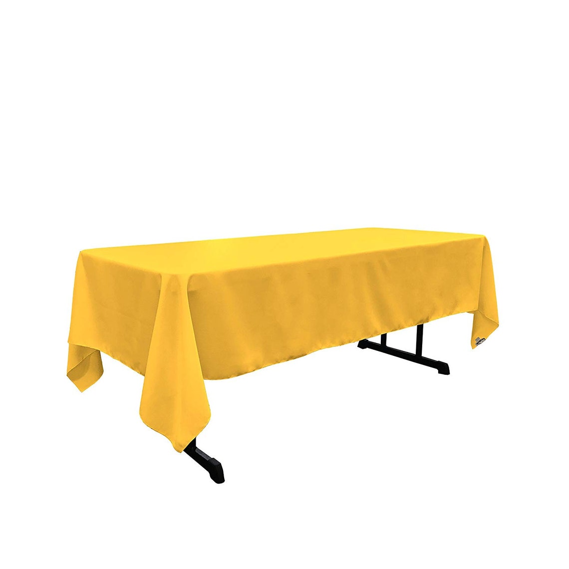 60" x 120" - Rectangular Polyester Poplin Washable Tablecloth, Stain and Wrinkle Resistant Table Cover Fabric Table Cloth for Dinning, Kitchen, Party,