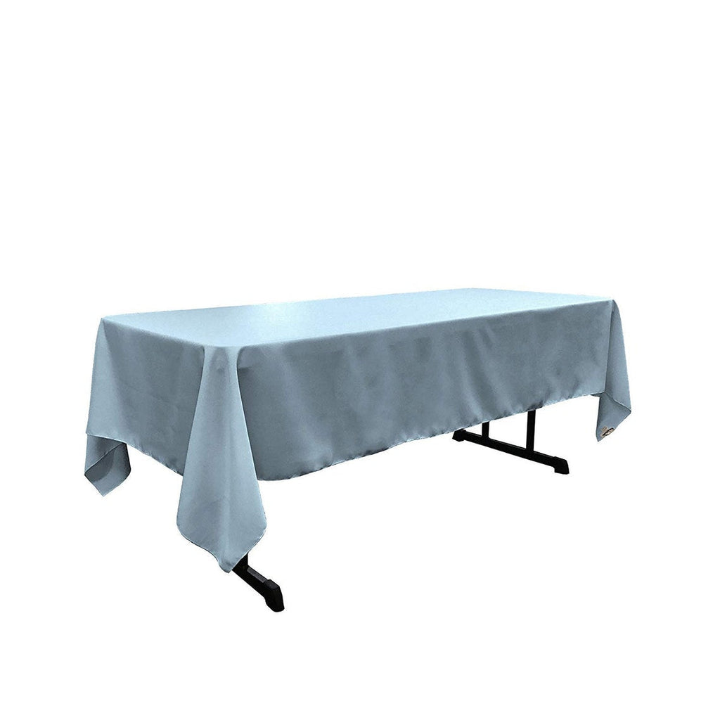 60" x 72" - Rectangular Polyester Poplin Washable Tablecloth, Stain and Wrinkle Resistant Table Cover Fabric Table Cloth for Dinning, Kitchen, Party,