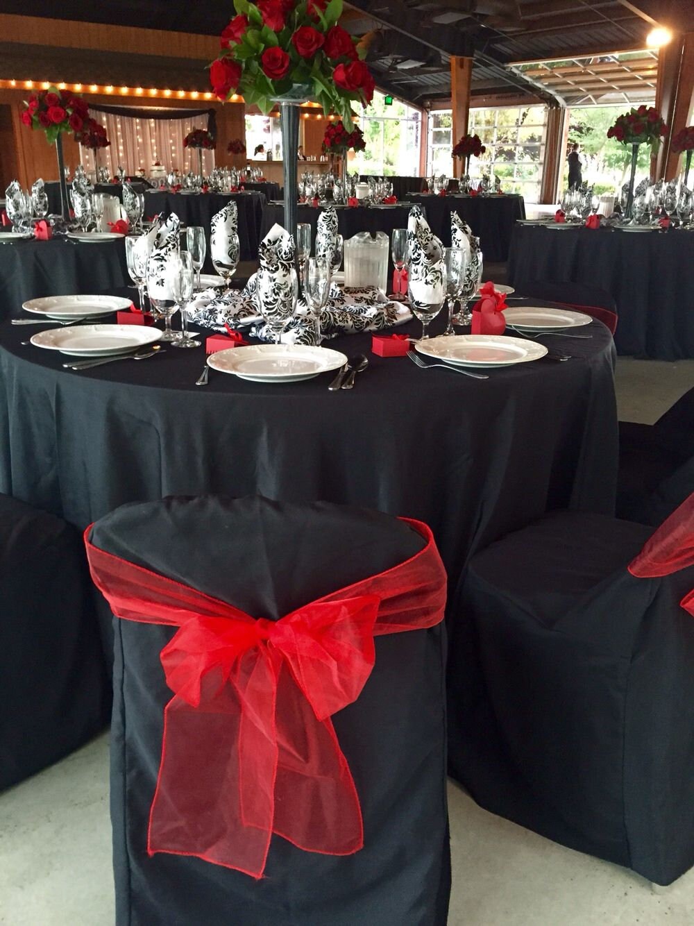 ORANGE - Chair Sashes Bows for Wedding Reception Event Banquets Chair Decoration, Dinning Chair Cover Sash Ribbon Tie Back Party Supplies