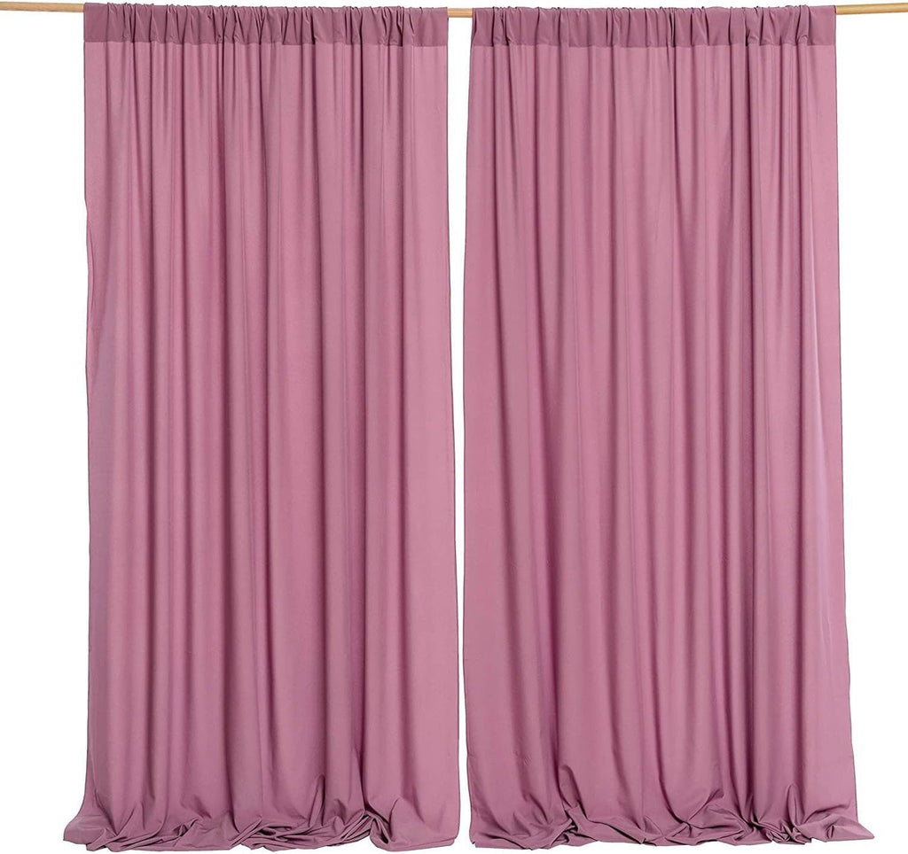 2 PANELS Chiffon Backdrop Curtains Drapes Sheer Chiffon Fabric Photography Curtain Drapes for Wedding Ceremony Party. 21 Colors Available