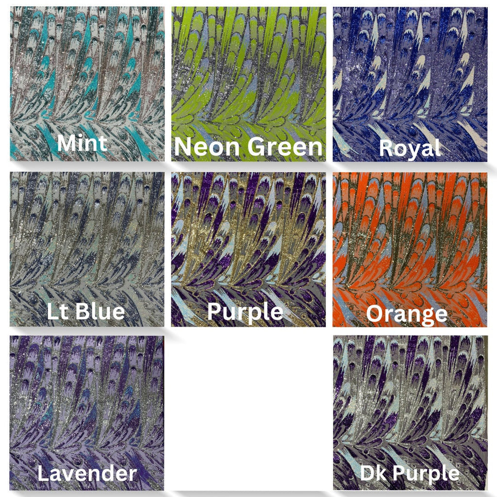 IRIDESCENT FEATHER - Shiny Sequin Design 4 Way Stretch Mesh Fabric-Prom-Sold By The Yard. Choose Color Below