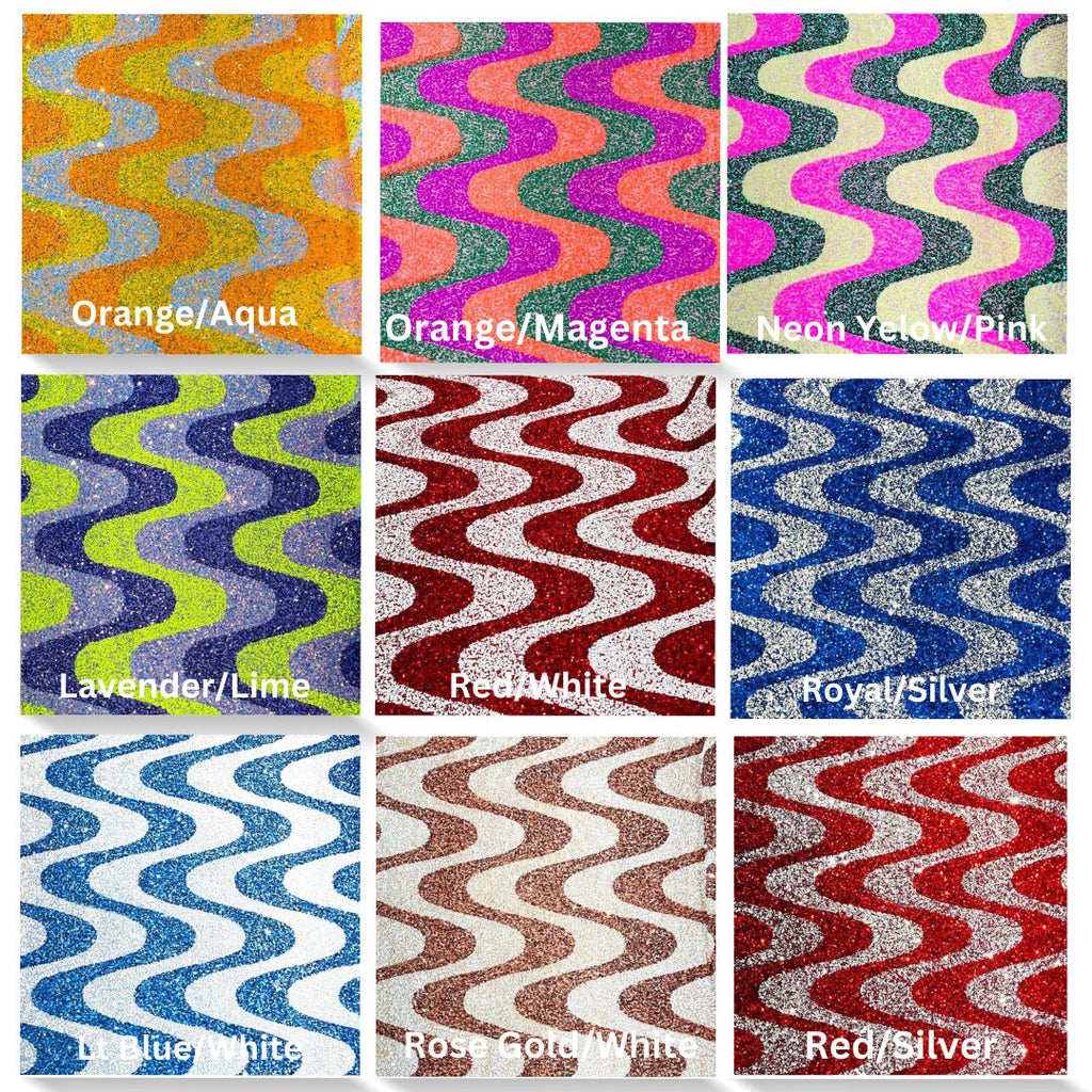 WAVE - Design Stretch Velvet All Over 5mm Shining Sequins 2 Way Stretch, Sold By The yard. Choose Color Below
