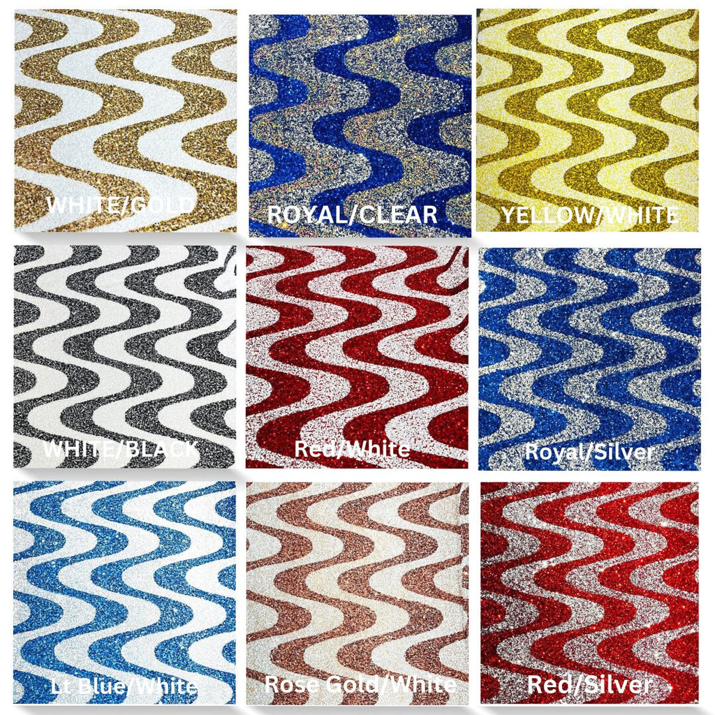 WAVE - Design Stretch Velvet All Over 5mm Shining Sequins 2 Way Stretch, Sold By The yard. Choose Color Below