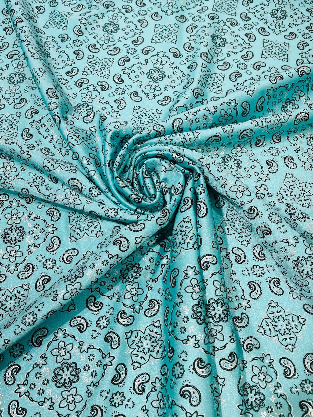 BANDANA - Nylon Spandex 4 Way Stretch By Yard. Choose Color Below