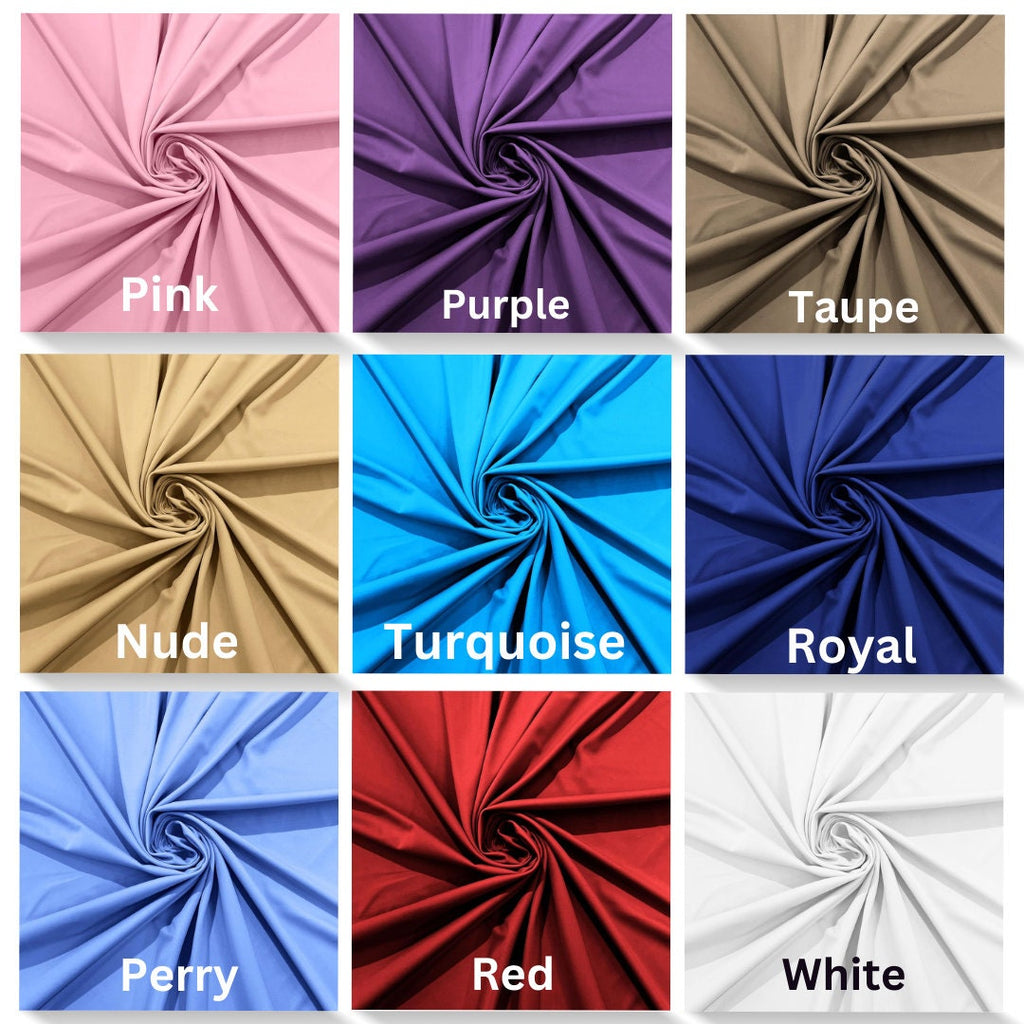 MILLISKIN - Nylon Spandex Stretch Dull Tricot Fabric for Apparel/4 Way Fabric/Swimwear/Activewear/Sportswear/Costume. By Yard