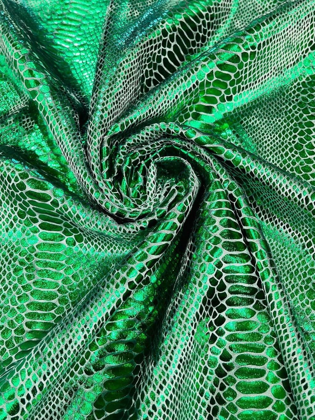 VENOM - Snake Design Stretch Velvet Fabric-Sold by The Yard. Choose Color Below