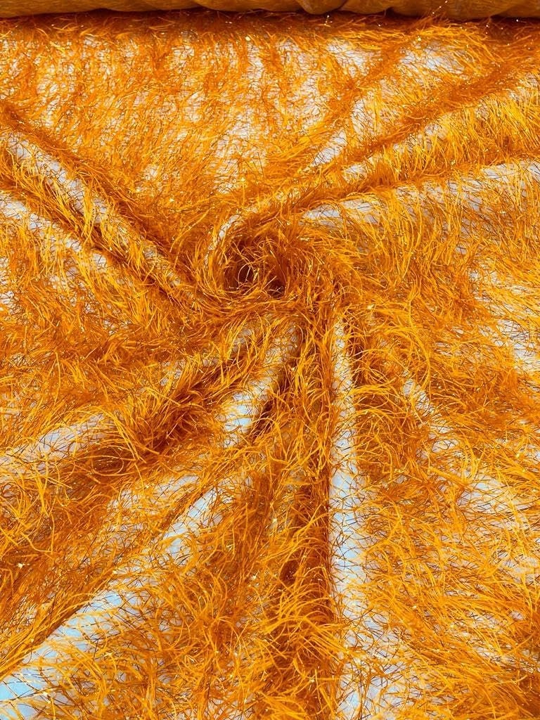 Eyelash Fringe Metallic Fabric Hanging Fringe Metallic Decorative Crafts Dress Fabric Sold By The Yard. Choose Color Below