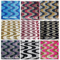WAVE - Design Stretch Velvet All Over 5mm Shining Sequins 2 Way Stretch, Sold By The yard. Choose Color Below