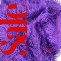 PURPLE - Mongolian Long Pile Faux Fur Fabric By The Yard | Faux Fur | High Quality Fur Fabric By Yard.