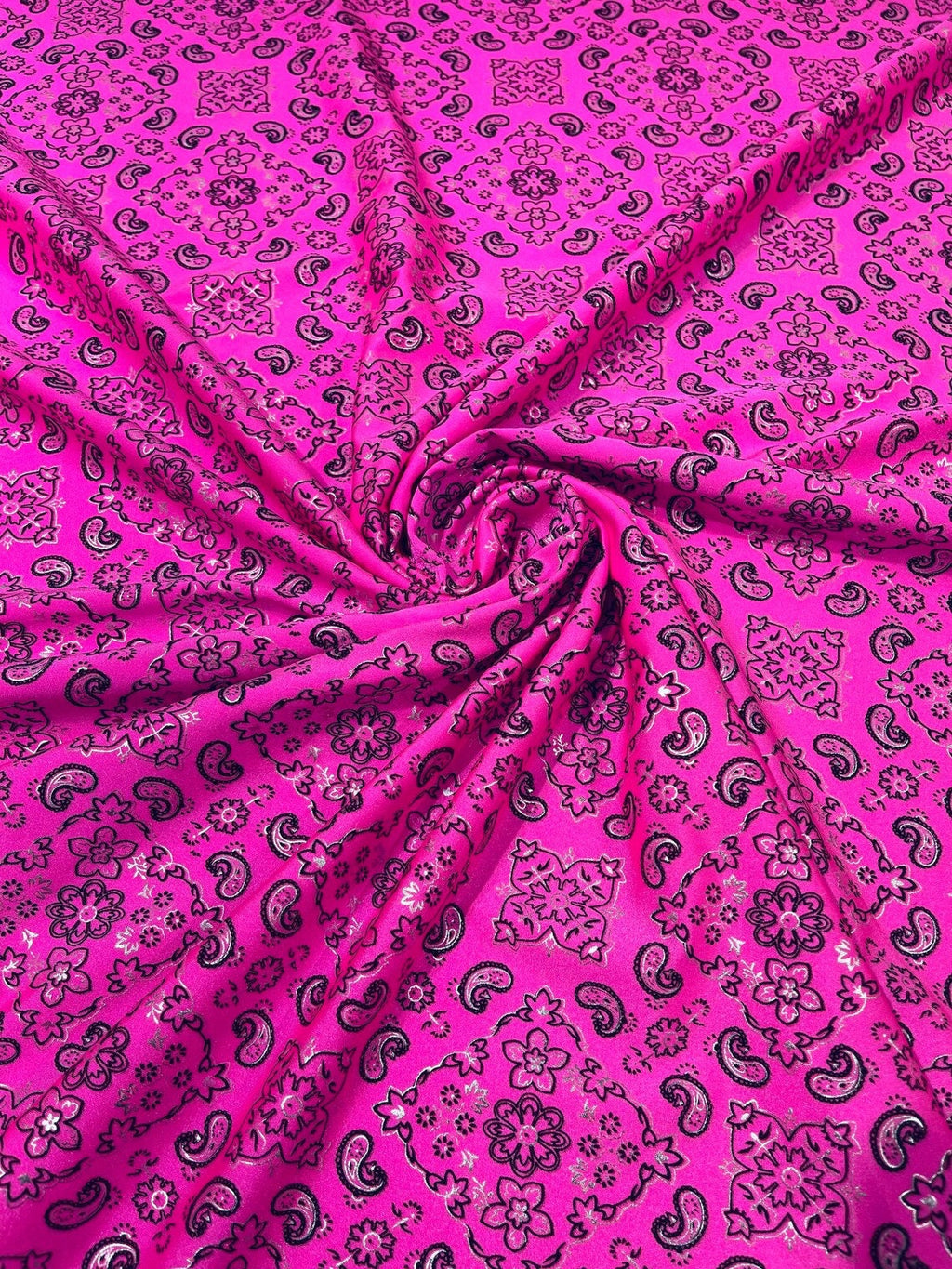 BANDANA - Nylon Spandex 4 Way Stretch By Yard. Choose Color Below