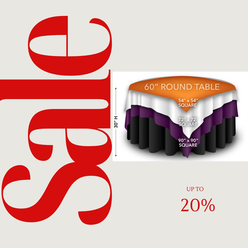 SILVER - Polyester Poplin Washable Square Tablecloth, Square Table Cover Fabric Table Cloth Square for Dining, Kitchen, Party.
