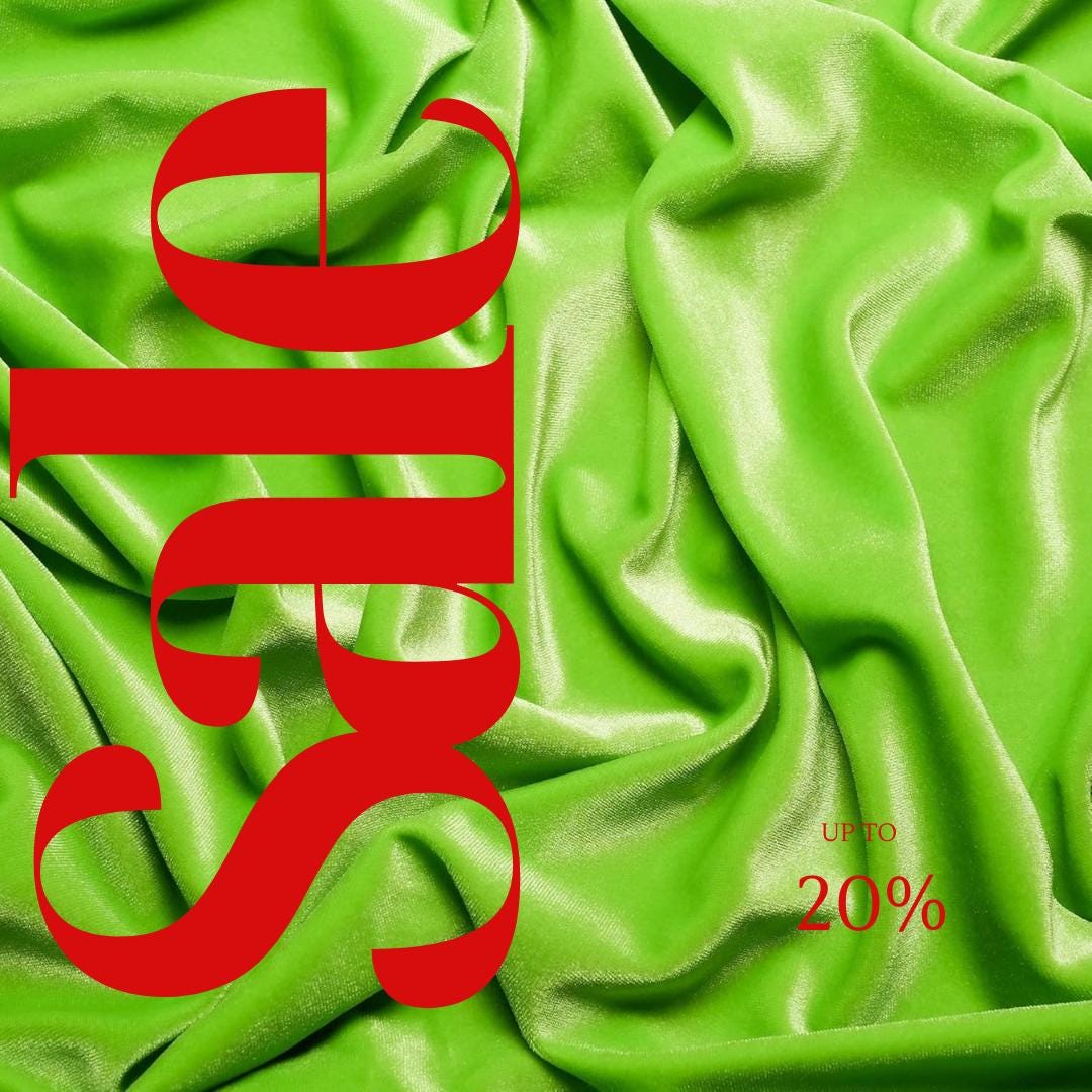 Lime Green  - Stretch Velvet Fabric 60'' Wide by The Yard for Sewing Apparel Costumes Craft