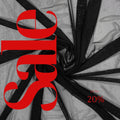 Power Mesh Fabric  - BLACK - Nylon Lycra Spandex 4 Way Stretch Fabric 58"/60" By Yard.