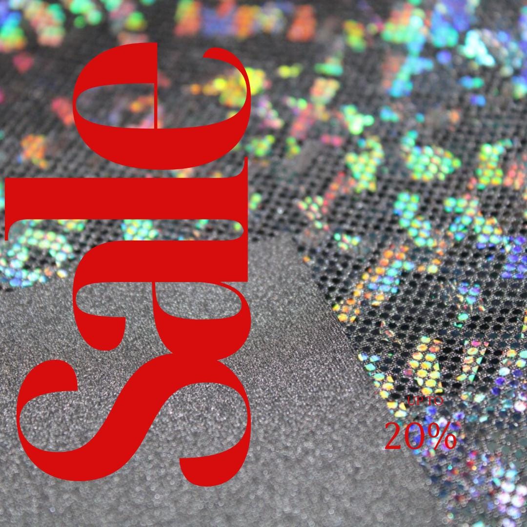 Silver/Black Shattered Glass Spandex - 4 Way Stretch Fabric By The Yard - 60" Wide Spandex Fabric - Thick and Heavy Spandex Fabric
