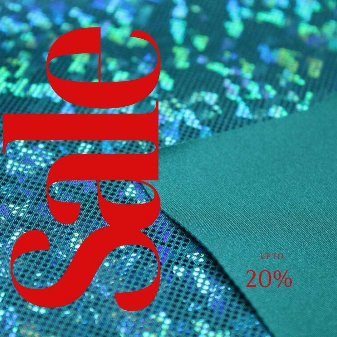 Teal Shattered Glass Spandex  - 4 Way Stretch Fabric By The Yard - 60" Wide Spandex Fabric - Thick and Heavy Spandex Fabric