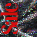 Black Shattered Glass Spandex - 4 Way Stretch Fabric By The Yard - 60" Wide Spandex Fabric - Thick and Heavy Spandex Fabric