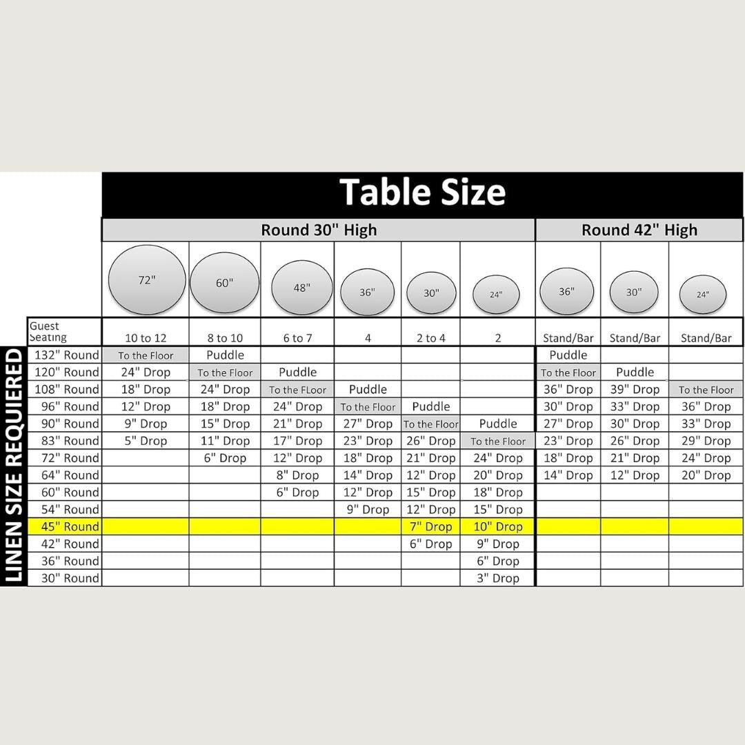 BROWN - Polyester Poplin Washable Round Tablecloth,  Table Cover Fabric Table Cloth for Dinning, Kitchen, Party, Holiday