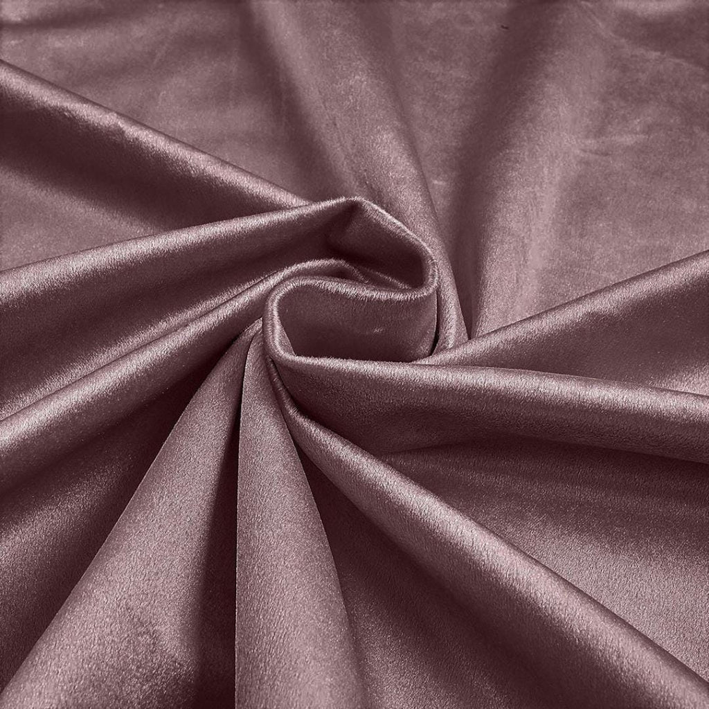 Plush Non Stretch Velvet Fabric by Yard - DUSTY ROSE - 60" Wide | Plush Velvet For Christmas, Apparel, Cosplay, Curtains. & Decoration
