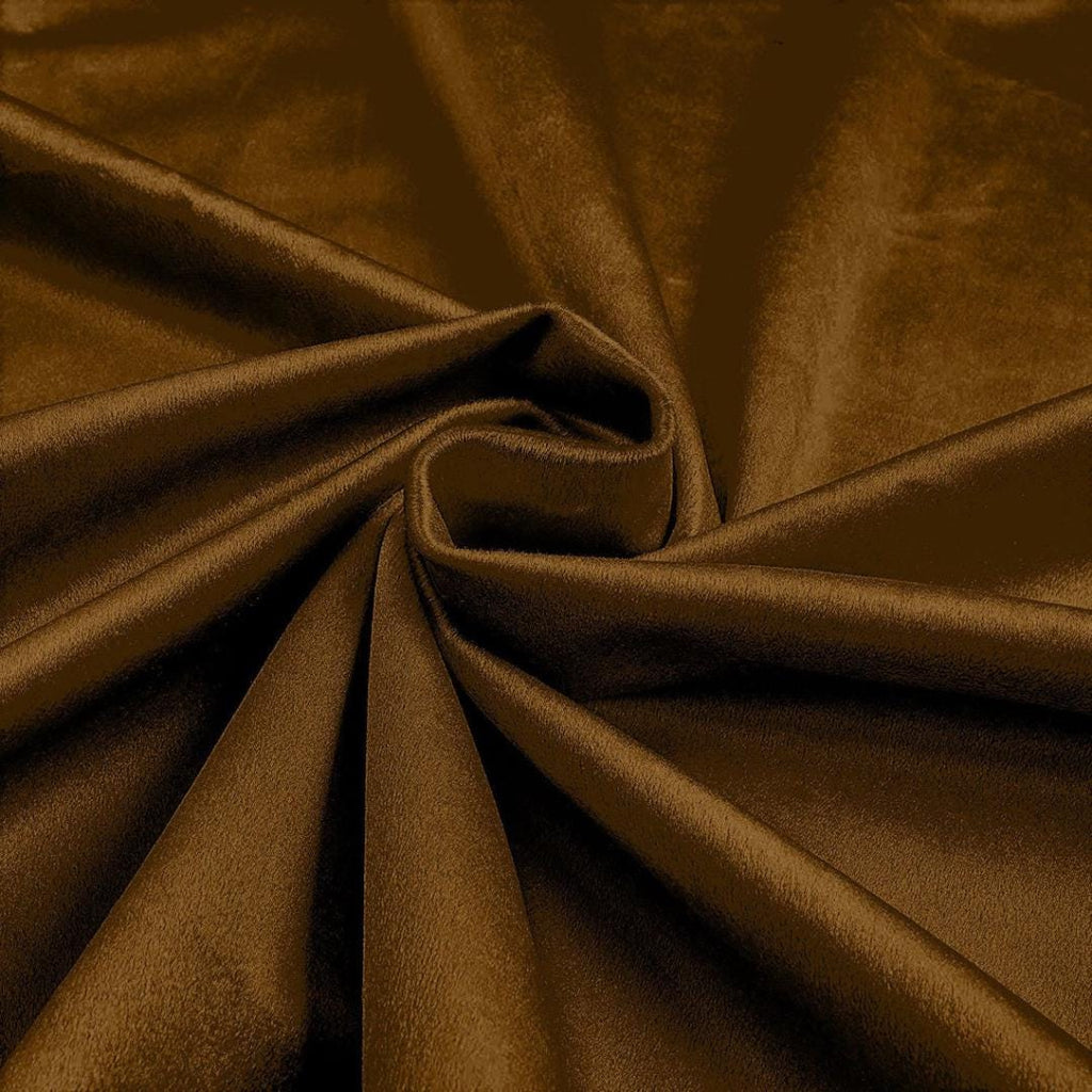 Plush Non Stretch Velvet Fabric by Yard - GOLD - 60" Wide | Plush Velvet For Christmas, Apparel, Cosplay, Curtains. & Decoration