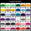 Craft Felt by The Yard 72" Wide. Choose Quantity & Color Below