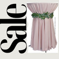 Cocktail Table Cover - Bar Height Table: 30" to 36" Round Diameter Table -  Fabric Table Cloth Party Decor - BLUSH